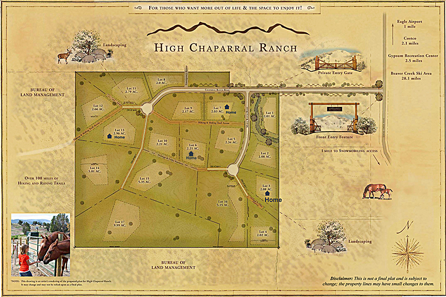 High Chaparral Ranch Site Map